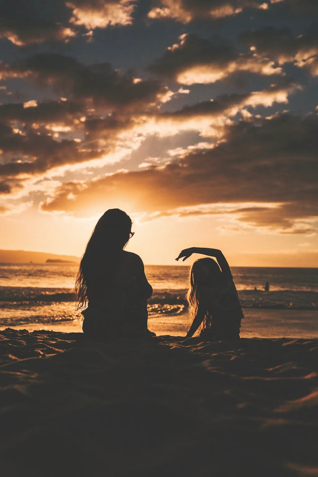 Editorial image of a mother and child sharing a quiet moment