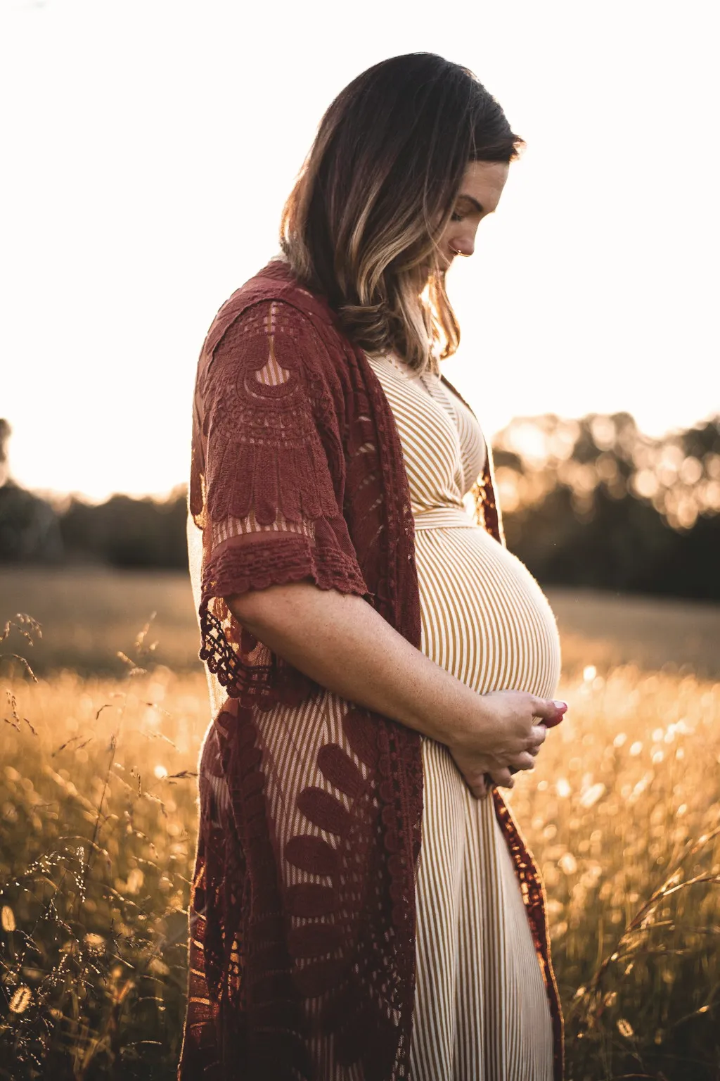 Editorial image of a mother and child sharing a quiet moment