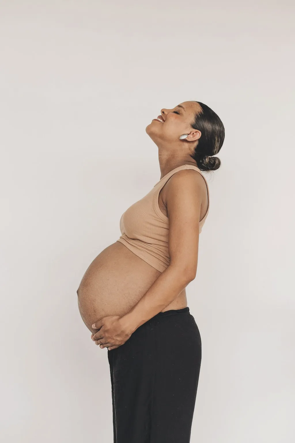 Editorial image of a mother and child sharing a quiet moment